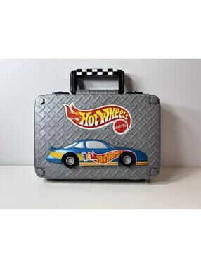 hot wheels carrying case vintage Plastic Grey Used. 1998